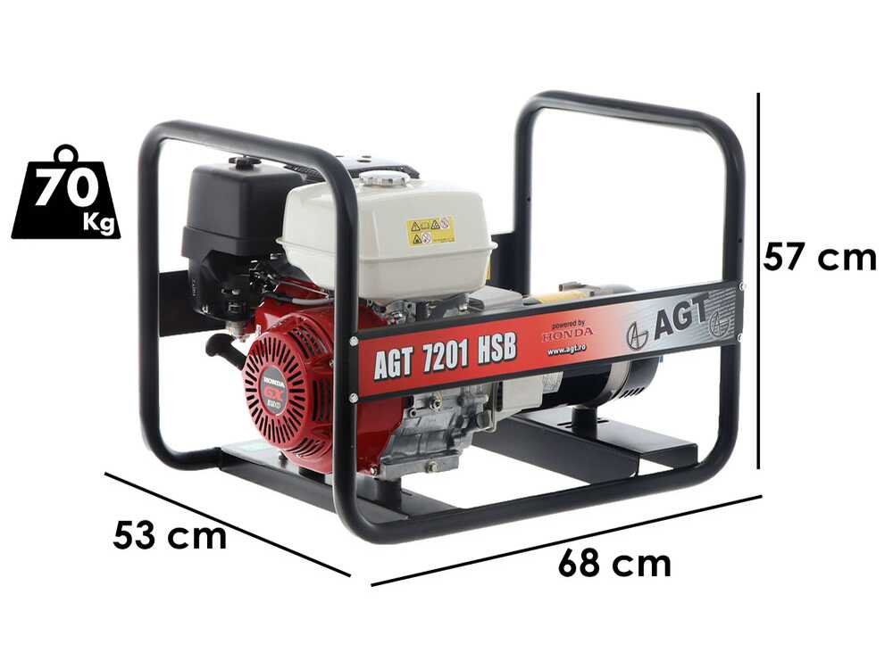 agt 7201 hsb groupe électrogène 6.1 kw monophasé à essence moteur honda gx390 agt 7201 hsb groupe électrogène 6.1 kw monophasé à essence moteur honda gx390