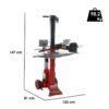 al ko lsv 550/6 fendeuse à bois électrique verticale 230v