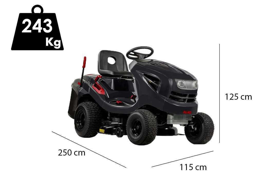 al ko t18 103.4 hd a v2 tracteur tondeuse boîte hydrostatique bac de ramassage