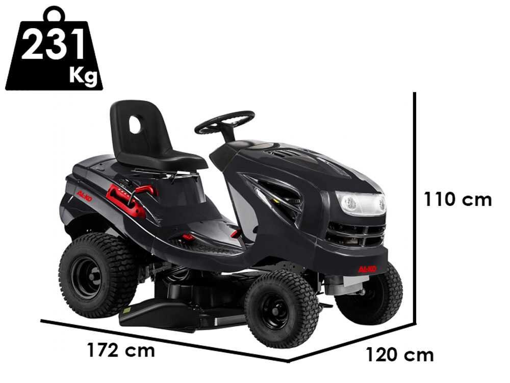 al ko t18 111.4 hds a v2 tracteur tondeuse boîte hydrostatique Éjection latérale