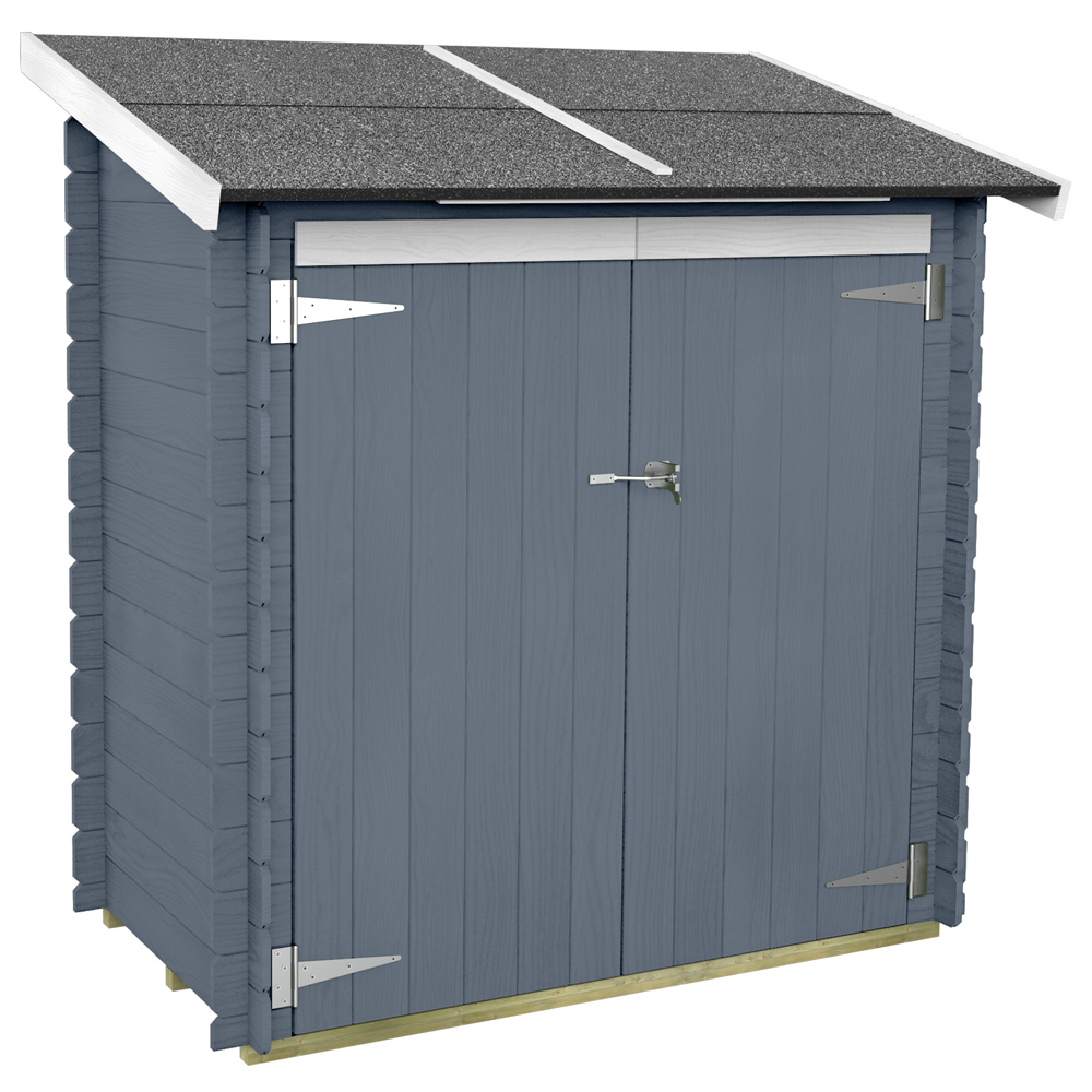 alce ambrogio 155x85 gris abri de jardin en bois toit à une pente 155x85x165 cm alce ambrogio 155x85 gris abri de jardin en bois toit à une pente 155x85x165 cm