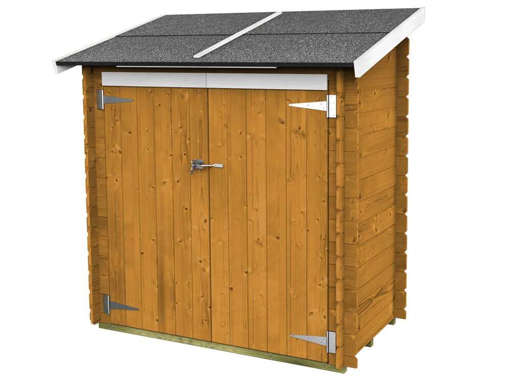 alce ambrogio 155x85 mélèze abri de jardin en bois toit à une pente 155x85x165 cm - Machines territoires alce ambrogio 155x85 mélèze abri de jardin en bois toit à une pente 155x85x165 cm