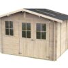 alce cortona express 296x249 abri de jardin en bois avec fenêtres et porte à double battant 296x249x220 cm - Machines territoires alce cortona express 296x249 abri de jardin en bois avec fenêtres et porte à double battant 296x249x220 cm