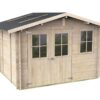 alce cortona express 296x249 abri de jardin en bois avec fenêtres et porte à double battant 296x249x220 cm - Machines territoires alce cortona express 296x249 abri de jardin en bois avec fenêtres et porte à double battant 296x249x220 cm