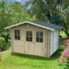 alce cortona express 296x249 abri de jardin en bois avec fenêtres et porte à double battant 296x249x220 cm - Machines territoires alce cortona express 296x249 abri de jardin en bois avec fenêtres et porte à double battant 296x249x220 cm