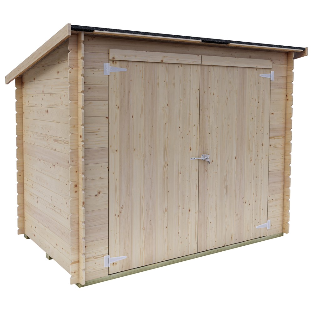 alce eureka 218x130 abri de jardin en bois toit à une pente 218x130x167 cm alce eureka 218x130 abri de jardin en bois toit à une pente 218x130x167 cm