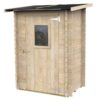 alce hobby 146x98 abri de jardin en bois avec fenêtre frontale 146x98x197 cm - Machines territoires alce hobby 146x98 abri de jardin en bois avec fenêtre frontale 146x98x197 cm