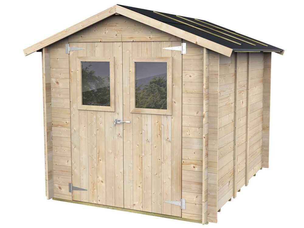 alce hobby 198x248 abri de jardin en bois avec fenêtres et porte à double battant 198x248x215 cm alce hobby 198x248 abri de jardin en bois avec fenêtres et porte à double battant 198x248x215 cm