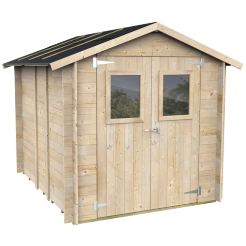 alce hobby 198x248 abri de jardin en bois avec fenêtres et porte à double battant 198x248x215 cm alce hobby 198x248 abri de jardin en bois avec fenêtres et porte à double battant 198x248x215 cm