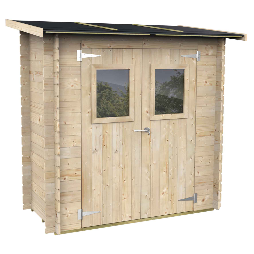 alce hobby 198x98 abri de jardin en bois avec fenêtres à l'avant 198x98x197 cm alce hobby 198x98 abri de jardin en bois avec fenêtres à l'avant 198x98x197 cm