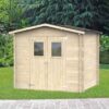 alce hobby 248x198 abri de jardin en bois avec fenêtres et porte à double battant 248x198x217 cm - Machines territoires alce hobby 248x198 abri de jardin en bois avec fenêtres et porte à double battant 248x198x217 cm