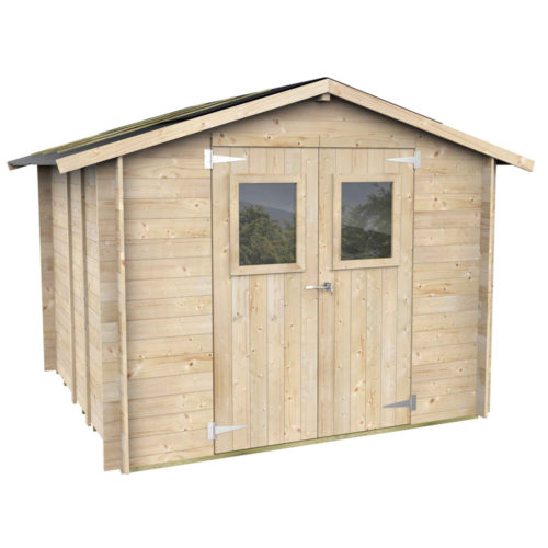 alce hobby 248x248 abri de jardin en bois avec fenêtres et porte à double battant 248x248x217 cm alce hobby 248x248 abri de jardin en bois avec fenêtres et porte à double battant 248x248x217 cm