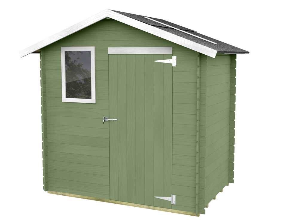 alce livia 198x130 vert abri de jardin en bois avec fenêtre frontale 198x130x205 cm alce livia 198x130 vert abri de jardin en bois avec fenêtre frontale 198x130x205 cm
