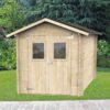 alce roby 198x198 abri de jardin en bois avec fenêtres et porte à double battant 198x198x215 cm