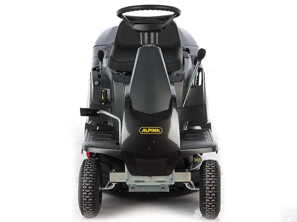 alpina at2 66 qa tondeuse rider autoportée moteur 224 cm3 ramassage