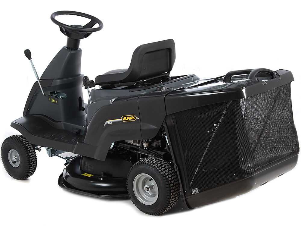 alpina at2 66 qa tondeuse rider autoportée moteur 224 cm3 ramassage