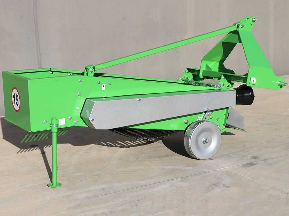 arracheuse de pommes de terre bomet upus à tapis avec revêtement en caoutchouc rangée simple