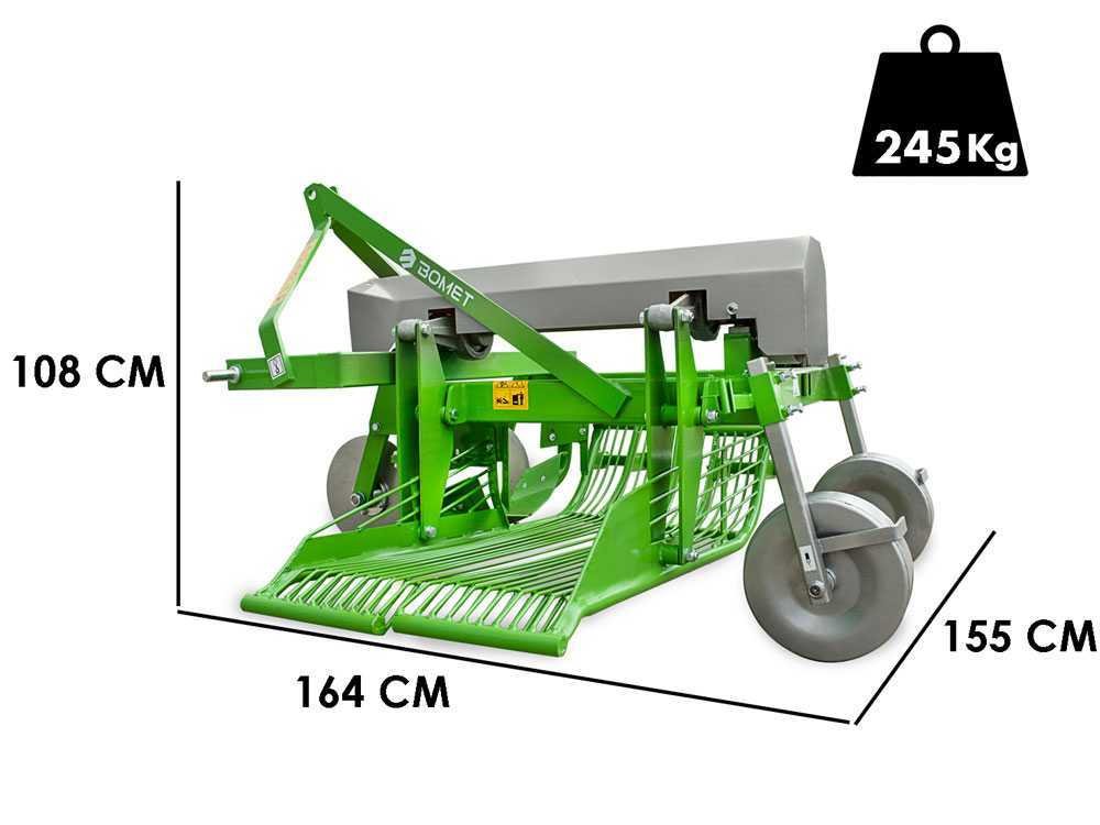 arracheuse de pommes de terre pour tracteur bomet ursa avec éjection latérale tamis oscillant arracheuse de pommes de terre pour tracteur bomet ursa avec éjection latérale tamis oscillant