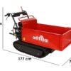attila att 500 c brouette à moteur à chenilles extensible charge 500kg - Machines territoires attila att 500 c brouette à moteur à chenilles extensible charge 500kg