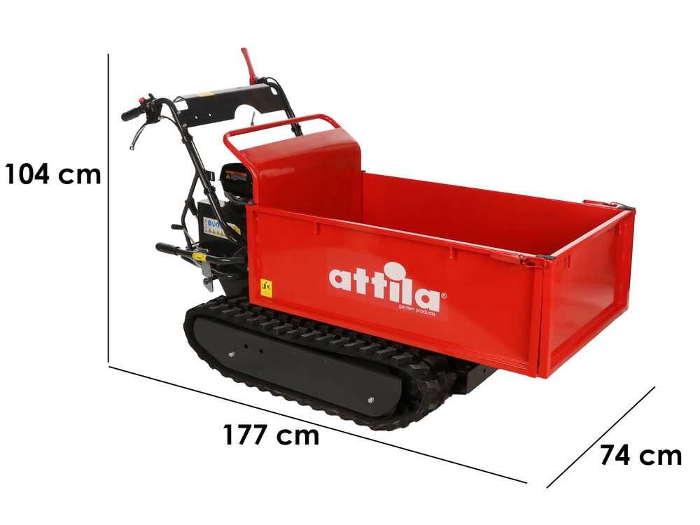 attila att 500 c brouette à moteur à chenilles extensible charge 500kg - Machines territoires attila att 500 c brouette à moteur à chenilles extensible charge 500kg