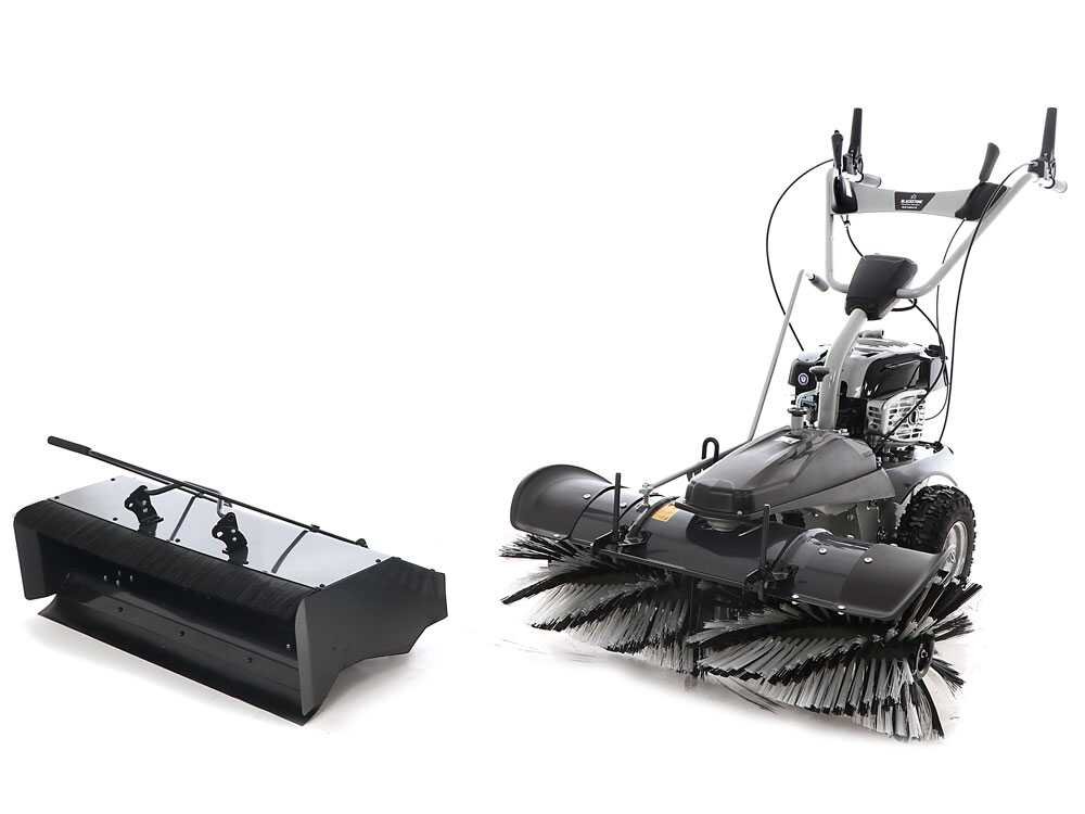 balayeuse thermique blackstone gs100v k largeur de travail 100 cm b&s bac de ramassage - Machines territoires balayeuse thermique blackstone gs100v k largeur de travail 100 cm b&s bac de ramassage