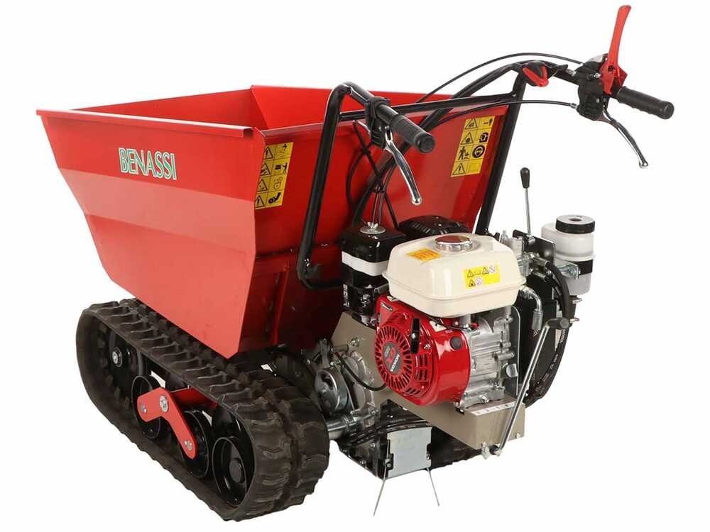 benassi m503dh brouette à chenilles benne dumper hydraulique capacité 550 kg - Machines territoires benassi m503dh brouette à chenilles benne dumper hydraulique capacité 550 kg