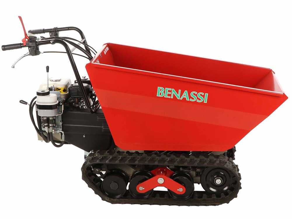 benassi m503dh brouette à chenilles benne dumper hydraulique capacité 550 kg - Machines territoires benassi m503dh brouette à chenilles benne dumper hydraulique capacité 550 kg