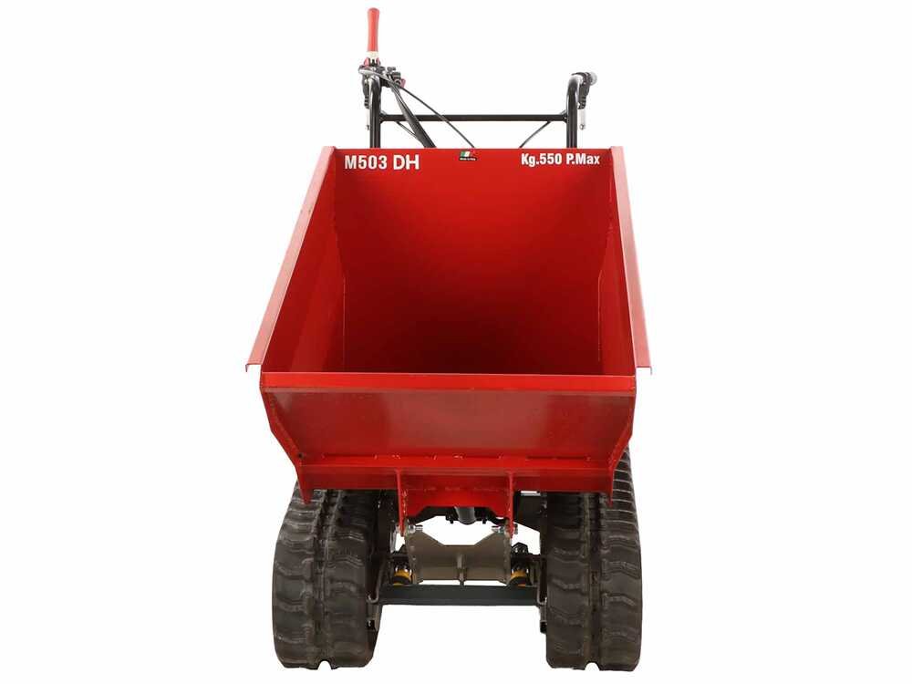 benassi m503dh brouette à chenilles benne dumper hydraulique capacité 550 kg benassi m503dh brouette à chenilles benne dumper hydraulique capacité 550 kg