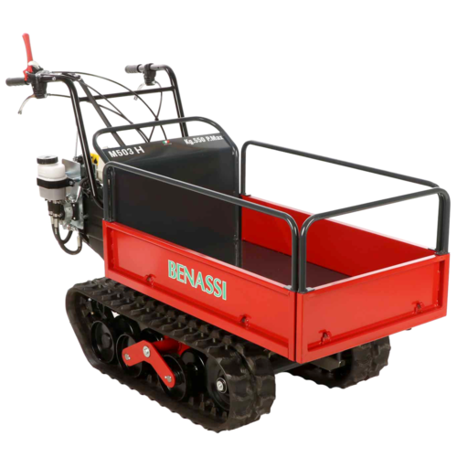 benassi m503h brouette à chenilles benne hydraulique extensible capacité 550 kg benassi m503h brouette à chenilles benne hydraulique extensible capacité 550 kg