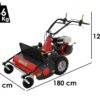 benassi t750s tondeuse débroussailleuse professionnelle à couteaux honda gx270
