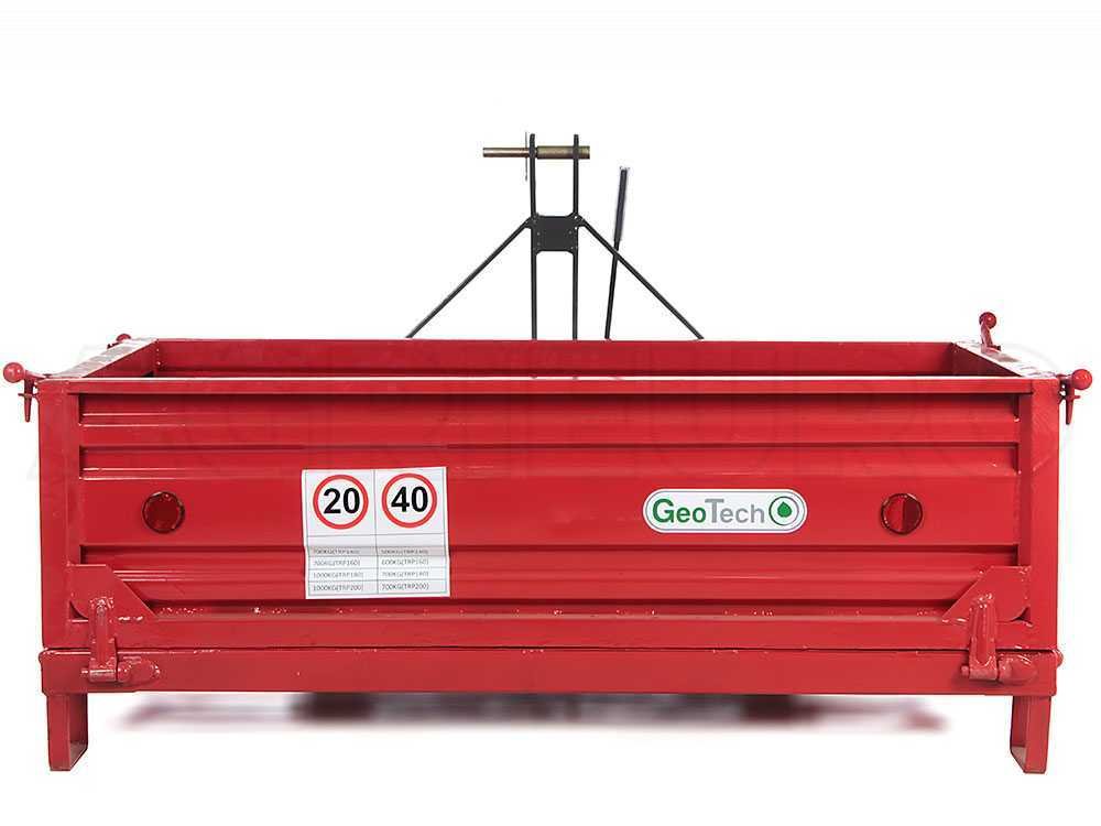 benne 3 points pour tracteur geotech trp 140 basculante 3 ridelles amovibles - Machines territoires benne 3 points pour tracteur geotech trp 140 basculante 3 ridelles amovibles