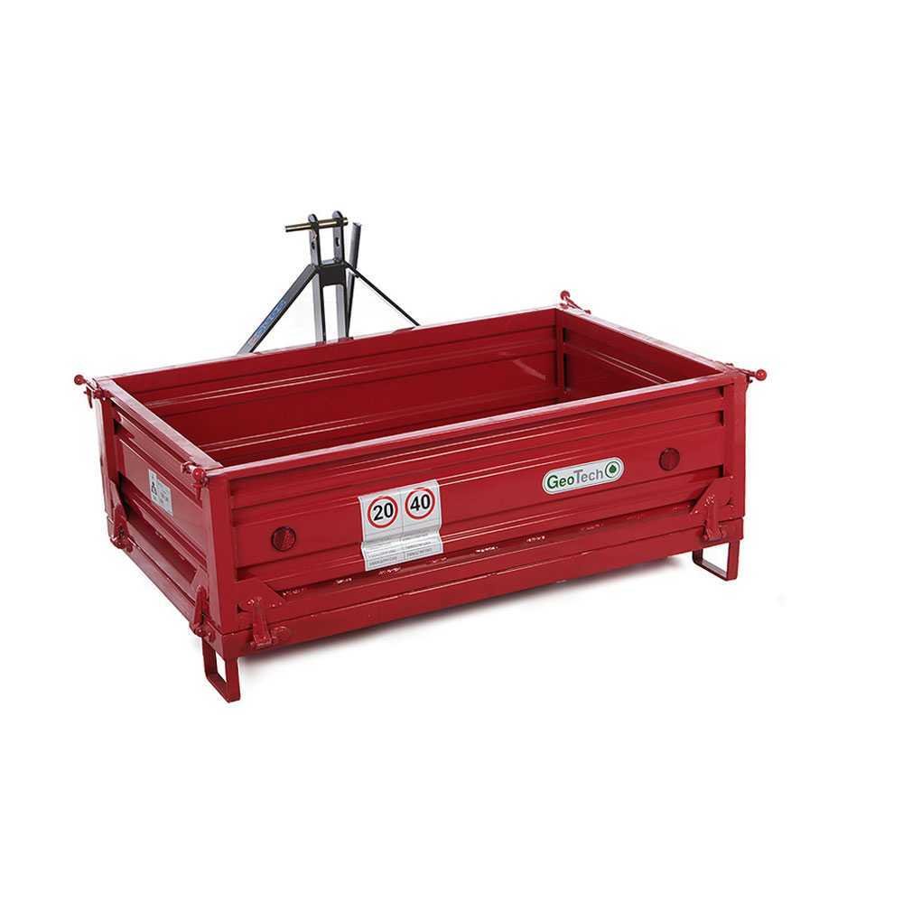 benne 3 points pour tracteur geotech trp 140 basculante 3 ridelles amovibles benne 3 points pour tracteur geotech trp 140 basculante 3 ridelles amovibles