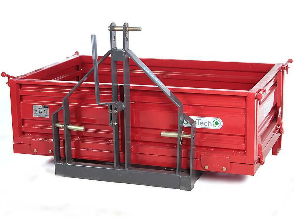 benne 3 points pour tracteur geotech trp 160 basculante 3 ridelles ouvrables - Machines territoires benne 3 points pour tracteur geotech trp 160 basculante 3 ridelles ouvrables