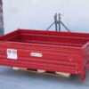 benne 3 points pour tracteur geotech trp 200 basculante 3 ridelles ouvrables