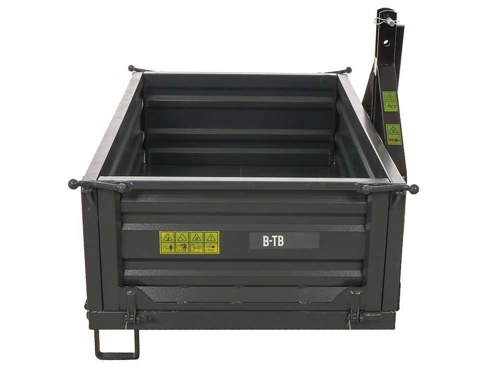 benne pour tracteur blackstone b tb 160 basculante 3 ridelles ouvrables