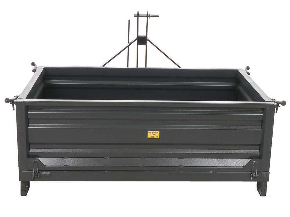 benne pour tracteur blackstone b tb 160 basculante 3 ridelles ouvrables
