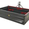 benne pour tracteur blackstone b tb 180 basculante 3 ridelles ouvrables - Machines territoires benne pour tracteur blackstone b tb 180 basculante 3 ridelles ouvrables