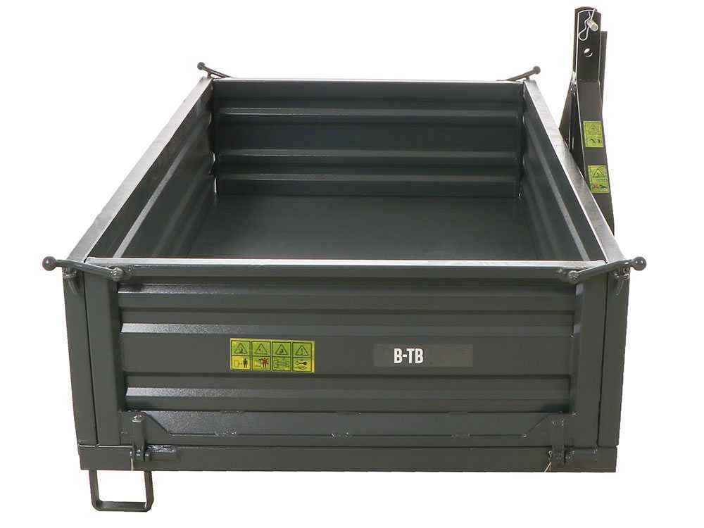 benne pour tracteur blackstone b tb 200 basculante 3 ridelles ouvrables