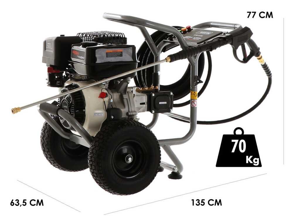 blackstone b pw 15/300 nettoyeur haute pression thermique 310 bars 900 l/h moteur ducar dh420 avec pompe annovi & reverberi
