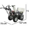 blackstone b st 66 lwe fraise à neige thermique loncin g210f(d)s - Machines territoires blackstone b st 66 lwe fraise à neige thermique loncin g210f(d)s