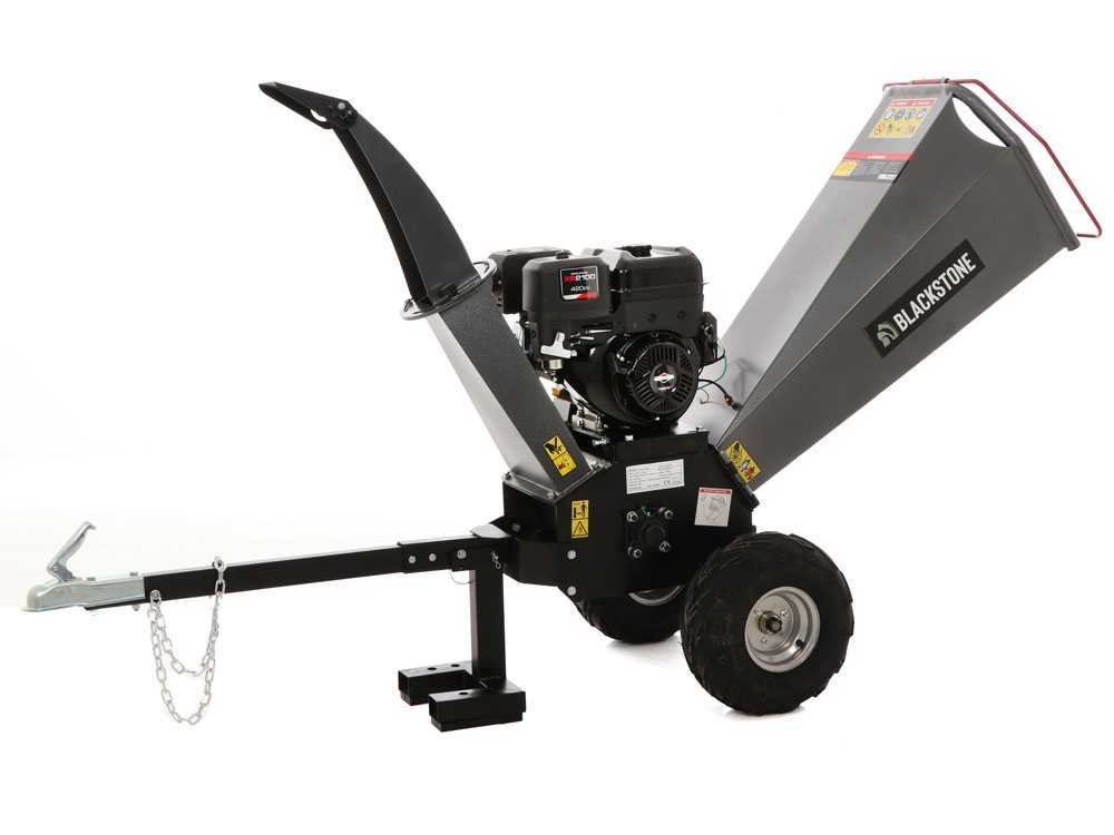blackstone bc 1500 bse broyeur de branches thermique moteur b&s xr2100 de 13.5 cv