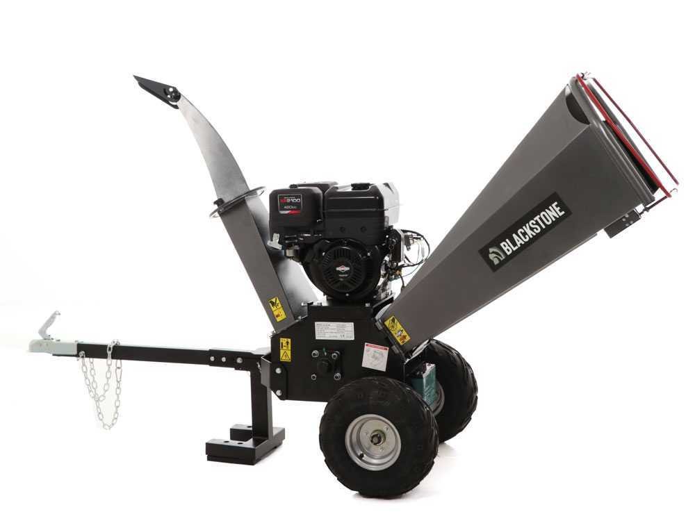 blackstone bc 1500 bse broyeur de branches thermique moteur b&s xr2100 de 13.5 cv