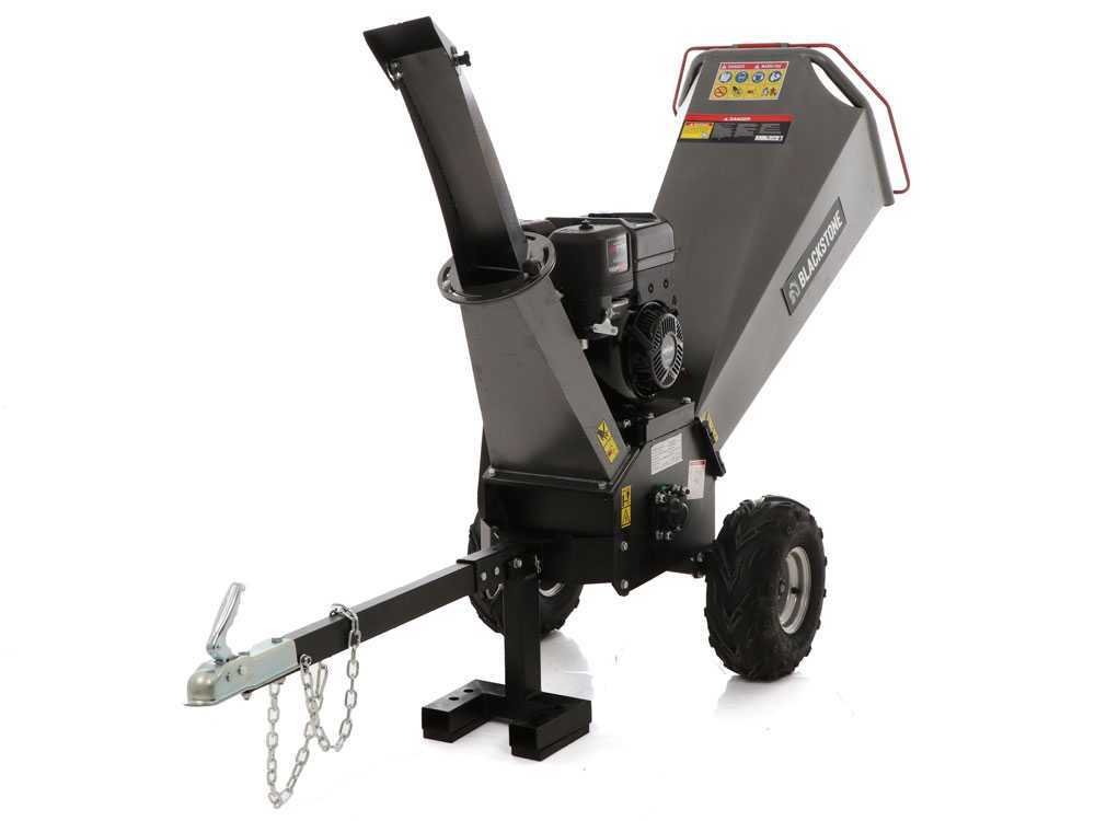 blackstone bc 1500 bse broyeur de branches thermique moteur b&s xr2100 de 13.5 cv