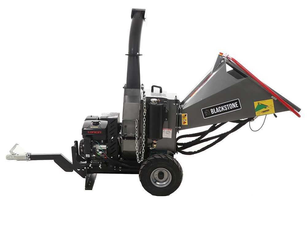 blackstone bsfc 1600 le broyeur de branches thermique tractable moteur à essence loncin