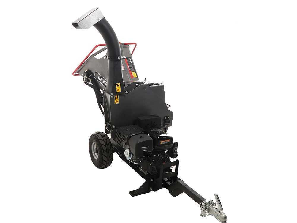 blackstone bsfc 1600 le broyeur de branches thermique tractable moteur à essence loncin