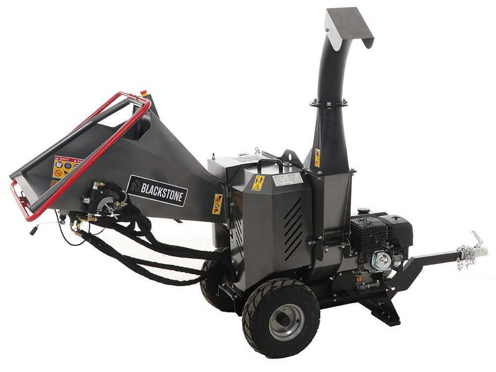 blackstone bsfc 1600 le broyeur de branches thermique tractable moteur à essence loncin