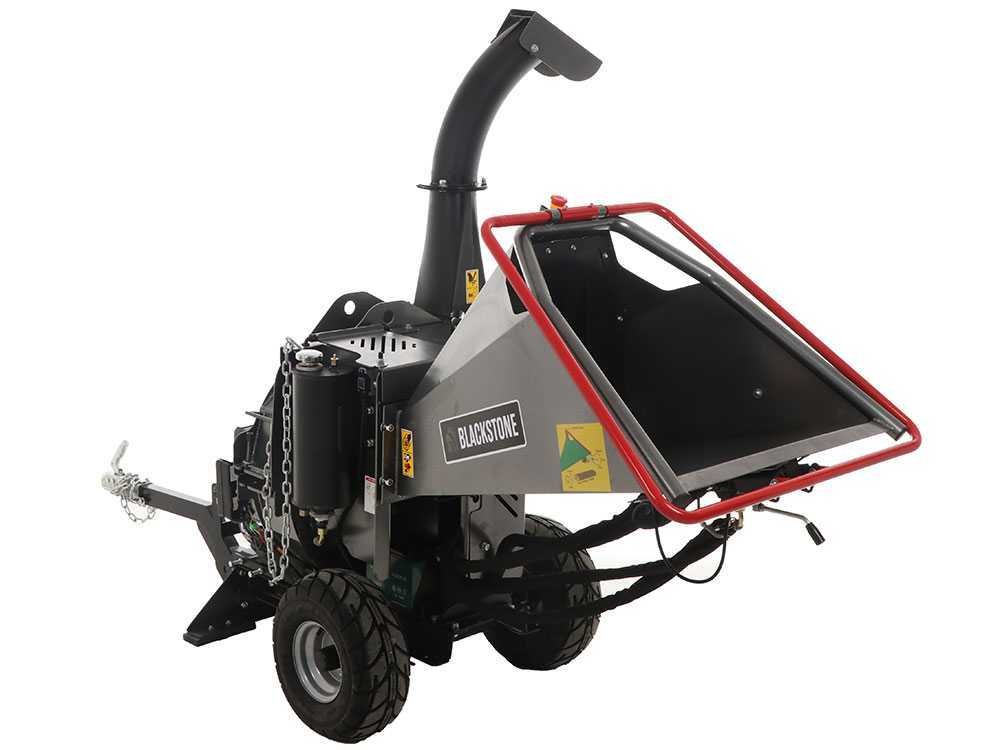 blackstone bsfc 1600 le broyeur de branches thermique tractable moteur à essence loncin