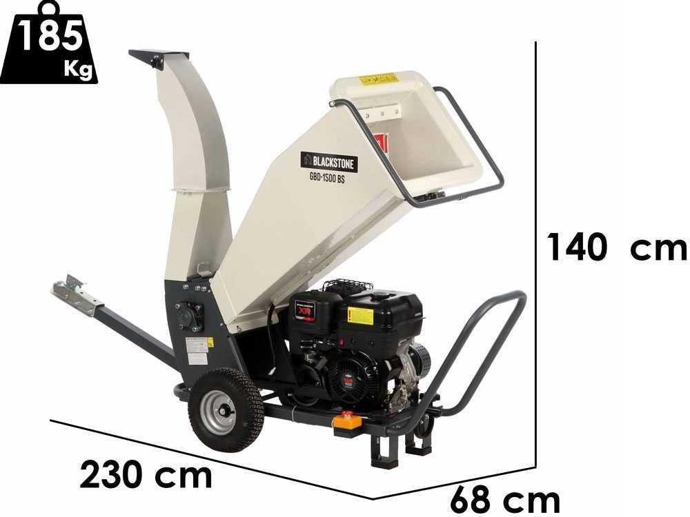 blackstone gbd 1500 bs broyeur de branches thermique professionnel moteur b&s xr 13.5 - Machines territoires blackstone gbd 1500 bs broyeur de branches thermique professionnel moteur b&s xr 13.5