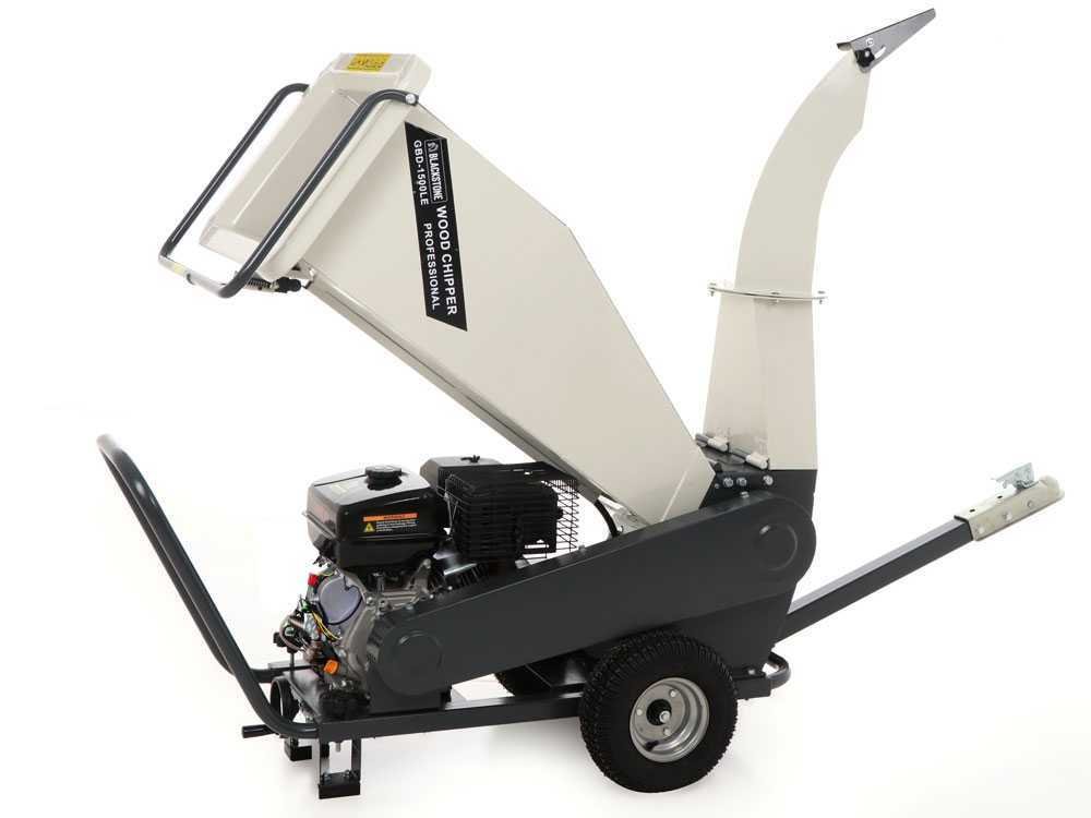 blackstone gbd 1500 l broyeur de branches thermique professionnel moteur loncin de 15 cv
