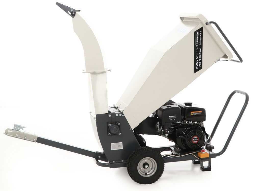 blackstone gbd 1500 l broyeur de branches thermique professionnel moteur loncin de 15 cv